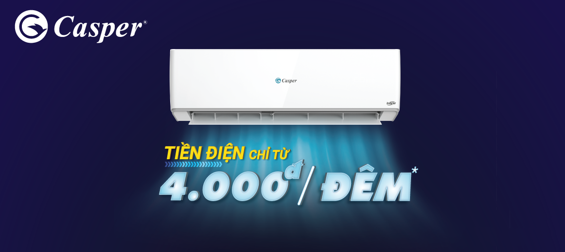 Điều hòa Casper Thái Lan có tốn điện không?