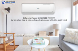 Nên mua điều hòa Casper GH-09TL22 9000BTU cho những căn phòng diện tích 15m2