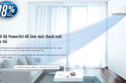 Điều hòa Panasonic XPU12WKH-8 12000BTU làm lạnh nhanh chóng, tiết kiệm điện năng