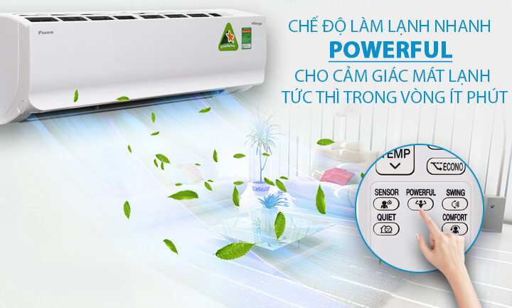 Những tính năng nổi bật của điều hòa Daikin FTKC50TVMV 18000BTU