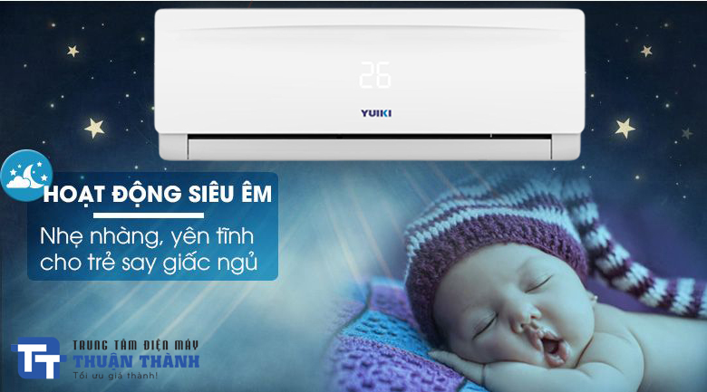 Điều hòa YK-27MAV sở hữu Chế độ vận hành êm ái