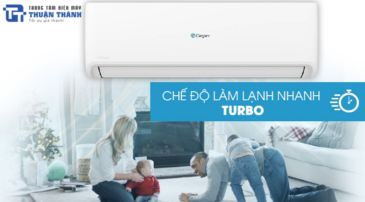 Ưu điểm về khả năng làm lạnh nhanh, dễ chịu của điều hòa Casper SH-12FS32 2 chiều