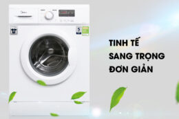 Lựa chọn máy giặt Midea MFD90-1208 9kg cho gia đình 5 người