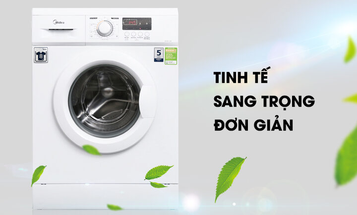 Lựa chọn máy giặt Midea MFD90-1208 9kg cho gia đình 5 người
