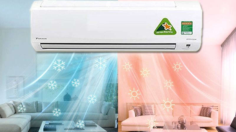 Điều hòa Daikin FTHF50RVMV 2 chiều có thể sử dụng quanh năm