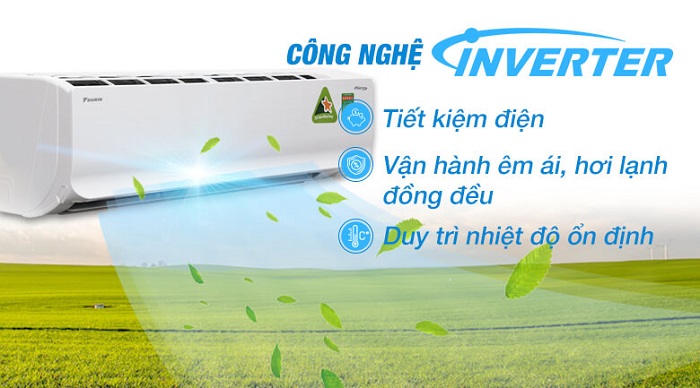 Khả năng làm lạnh/sưởi ấm nhanh và tiết kiệm điện vô cùng hiệu quả