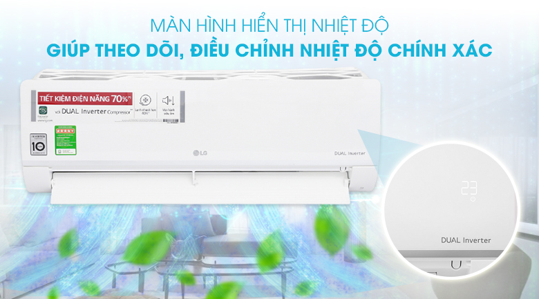 Điều hòa LG V13ENS 12000BTU 1 chiều Inverter