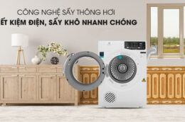 3 mẫu máy sấy thông hơi Electrolux chất lượng giá dưới 10 triệu đồng