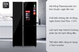 Tủ lạnh Sharp 525 lít SJ-FXP600VG-BK – Sự lựa chọn hoàn hảo