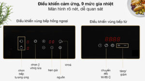 Bếp điện kết hợp MODENA BK 1731 3 vùng nấu