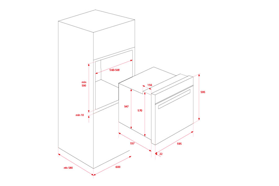 Lò nướng điện TEKA HSB 615