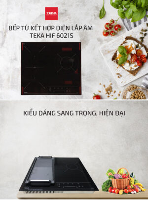Bếp điện từ TEKA HIF6021S 3 vùng nấu