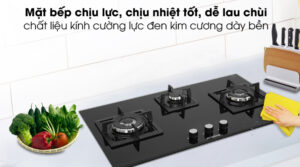 Bếp gas MODEA MASSIMO BH 4934 3 vùng nấu