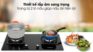 Bếp gas MODENA BH 4724 2 vùng nấu