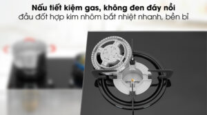 Bếp gas MODENA BH 0725 2 vùng nấu