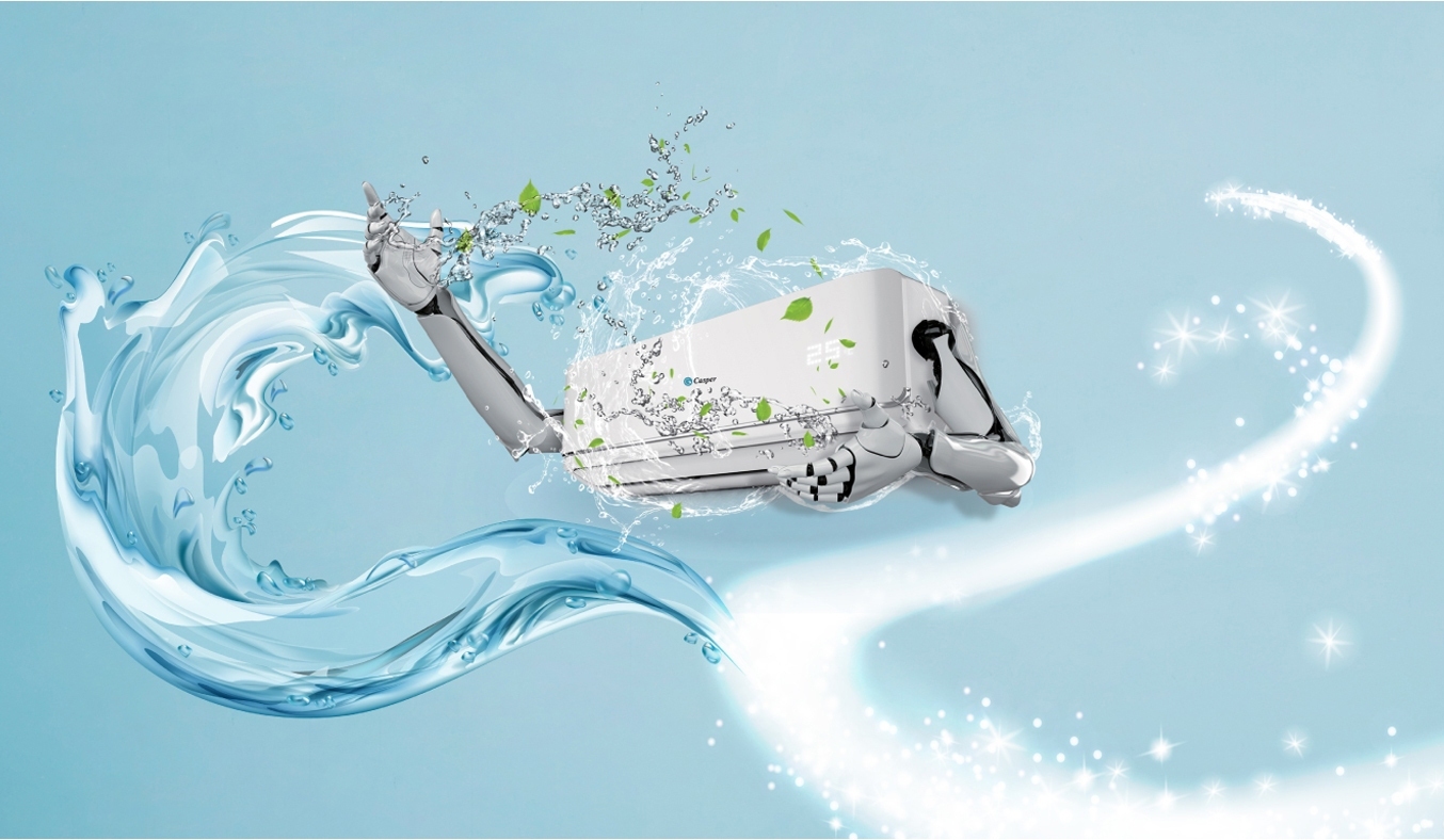 Tính năng tự động làm sạch của điều hòa Casper GC-12TL22 1 chiều