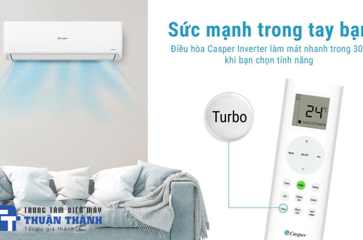 Đánh giá khả năng làm lạnh nhanh và tiết kiệm điện của điều hòa Casper GC-18IS32 18000BTU