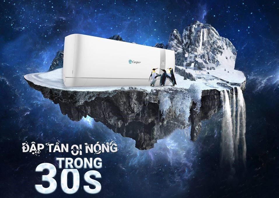 Tính năng làm lạnh nhanh chóng của điều hòa Casper GC-12TL22 1 chiều