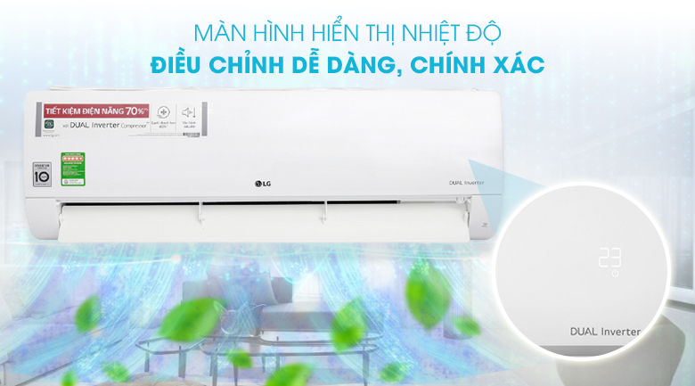 Ưu điểm về thiết kế điều hòa LG V18ENF 18000BTU