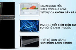Khám phá những ưu điểm của tủ lạnh Toshiba GR-A28VM (UKG) 233 Lít cho 3 người