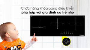 Bếp điện từ MODENA BI 1931 3 vùng nấu