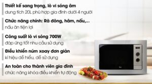 Lò vi sóng TEKA MS 620 BIH