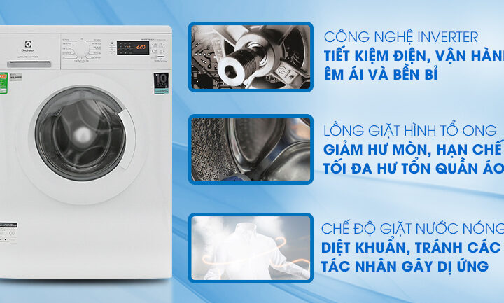 Chọn mẫu máy giặt Electrolux cửa ngang nào tốt và đáng mua nhất hiện nay