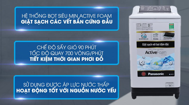 Máy giặt Panasonic 10Kg NA-F100A4GRV