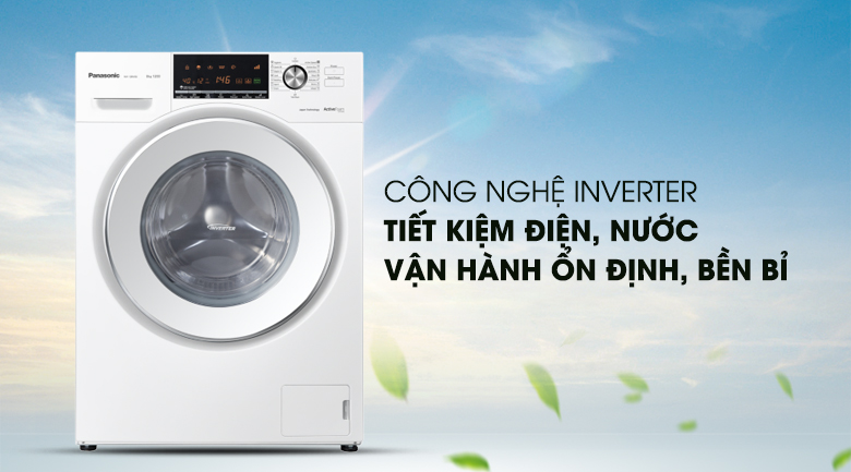 Công nghệ Inverter tiết kiệm điện của máy giặt Panasonic 8kg NA-128VG6WV2