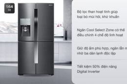 Những lý do nên chọn mua tủ lạnh Samsung RF56K9041SG/SV 564 Lít