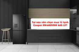 Tại sao nên chọn mua tủ lạnh Casper RM-680VBW 645 Lít?