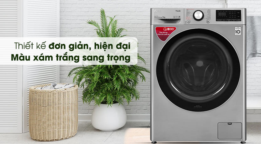 Đánh giá về thiết kế của máy giặt LG FC1408S3E 8kg