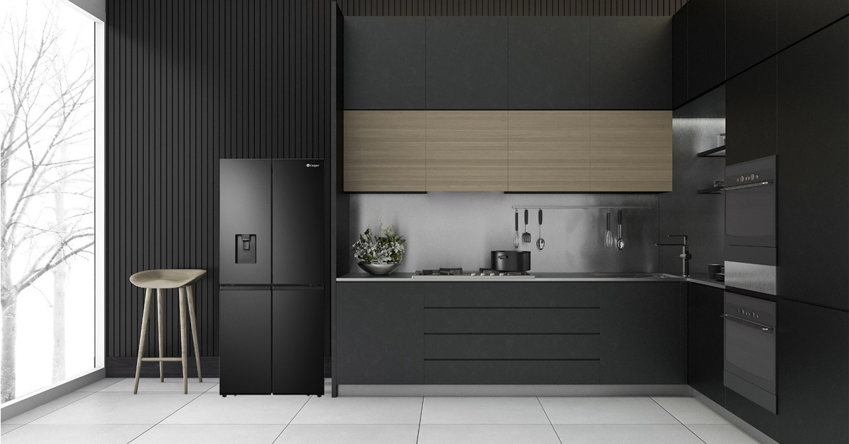 Tủ lạnh Casper RM-522VBW 551 Lít thiết kế sang trọng, vật liệu cấu tạo cao cấp