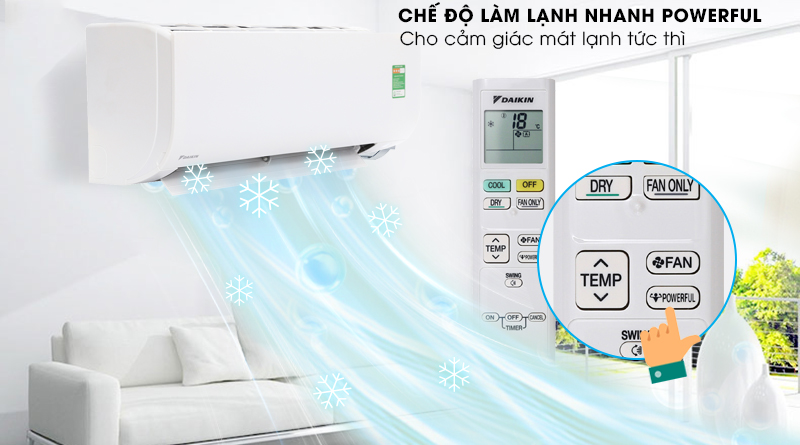 Điều hòa Daikin FTF35UV1V/RF35UV1V 1 chiều 12000BTU