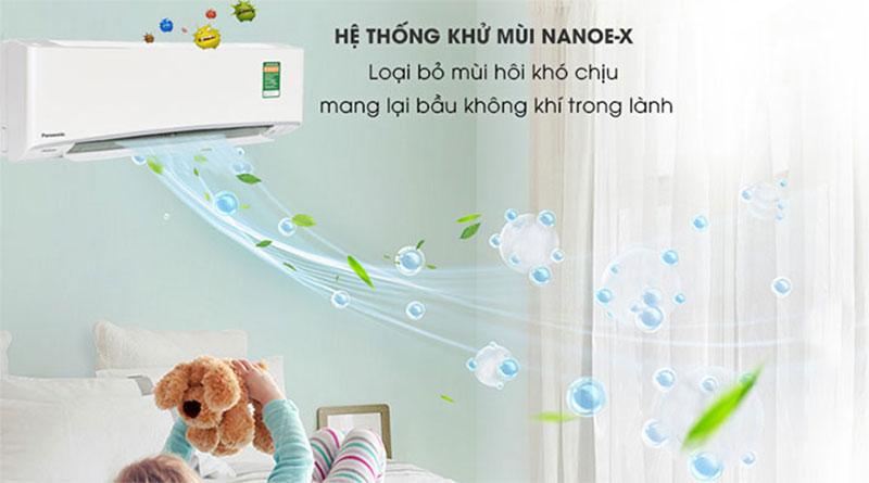 Điều hòa Panasonic CU/CS-XPU18WKH-8B 18000BTU với công nghệ lọc khí bảo vệ sức khỏe