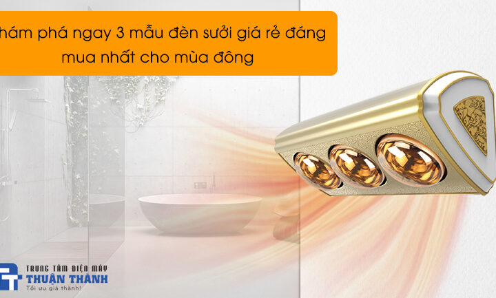 Khám phá ngay 3 mẫu đèn sưởi giá rẻ đáng mua nhất cho mùa đông