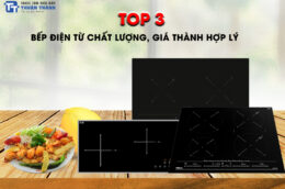 Top 3 sản phẩm bếp điện từ chất lượng, giá thành hợp lý đáng mua nhất hiện nay