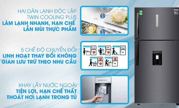Tủ lạnh Samsung RT58K7100BS/SV 2 cánh  và những công nghệ hiện đại