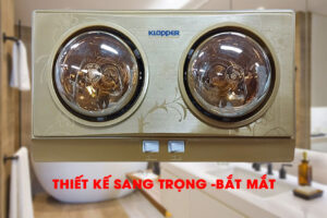 Đèn sưởi Klopper 01 2 bóng