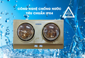 Đèn sưởi Klopper 01 2 bóng