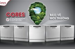 3 lý do bạn nên chọn mua máy rửa bát Cores cho gia đình
