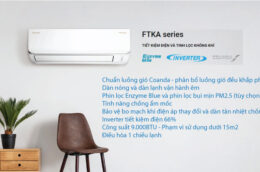 Khám phá những công nghệ hiện đại của điều hòa Daikin FTKA35VAVMV 12000BTU