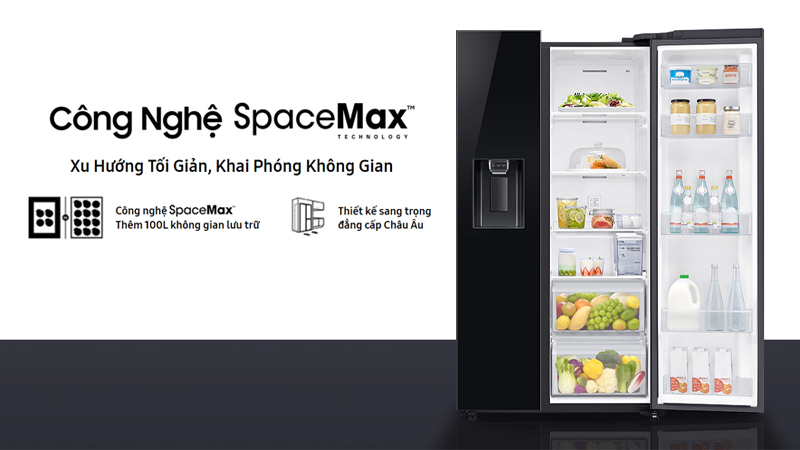 Tủ lạnh Samsung: dung tích khủng, dễ dùng, tiết kiệm điện (RS62R5001M9/SV)  • Điện máy XANH - YouTube