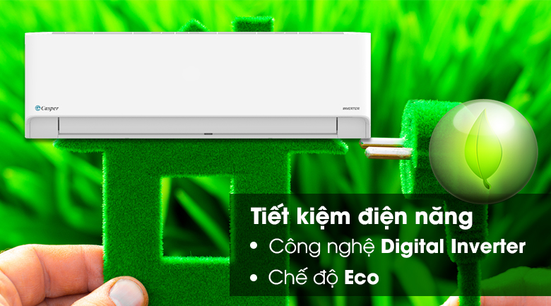 Điều hòa Casper HC-24IA32 24000BTU tiết kiệm điện hiệu quả