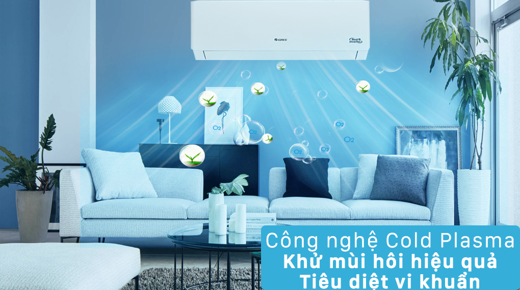 Điều hòa Gree GWH12PB-K6D1P4 12000BTU bảo vệ sức khỏe người dùng
