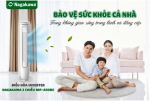 Điều Hòa Tủ Đứng Nagakawa 30000BTU 2 Chiều Inverter NIP-A30DC
