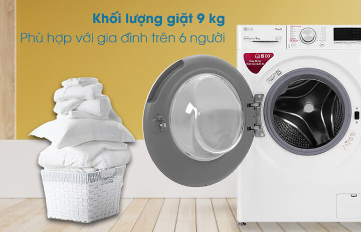 Top 3 mẫu máy giặt 9kg cửa trước dưới 10 triệu đồng đáng mua nhất hiện nay
