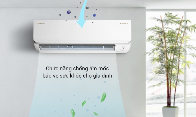 Điều hòa Daikin ATKA35UAVMV giúp bảo vệ sức khỏe người dùng