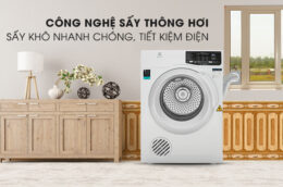 Những lý do nên mua máy sấy Electrolux EDV805JQWA 8kg cho gia đình