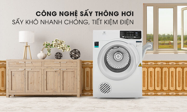 Những lý do nên mua máy sấy Electrolux EDV805JQWA 8kg cho gia đình